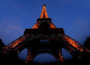 Eiffel tower at dusk